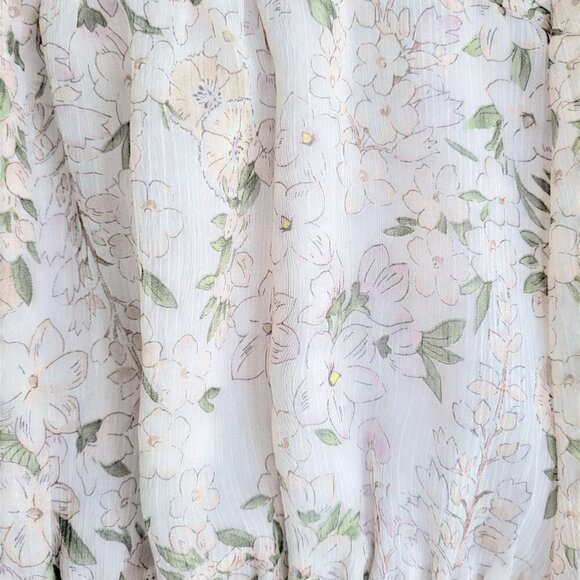 Cream Green Long Sleeve Fairycore Maxi Dress by Dress Forum Los Angeles size S - Picture 7 of 13